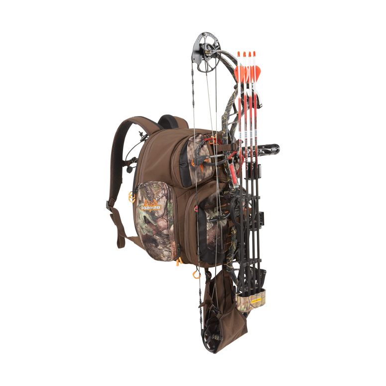 インコ 小鳥 バード トラベルキャリアー Allen Company Gear Fit Pursuit Bruiser Camo Treestand Hunting Backpack for Men and Women - Rifle and Bow Carry Bag - Holds Shooting Accessories and Camping Gear - Brown 【並行輸入品】