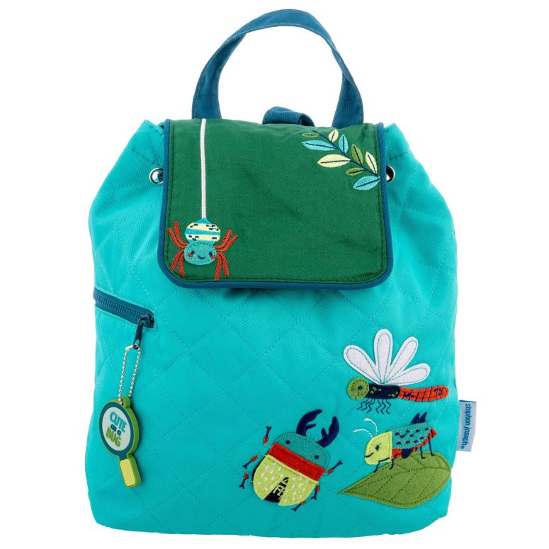 インコ 小鳥 バード トラベルキャリアー Stephen Joseph Unisex Toddler Back to School, Quilted Backpack, One Size, Bug 【並行輸入品】