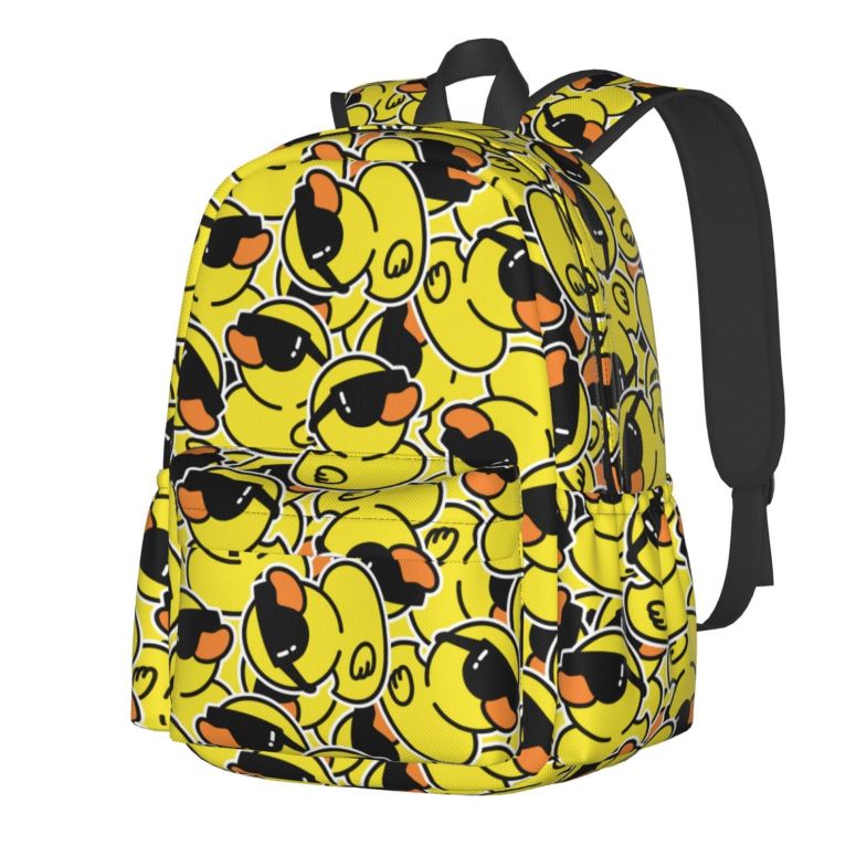 インコ 小鳥 バード トラベルキャリアー sunwarshile Duck Pattern Backpack Book Bags Lightweight Casual Laptop Backpacks Travel Daypack For Man Woman 【並行輸入品】