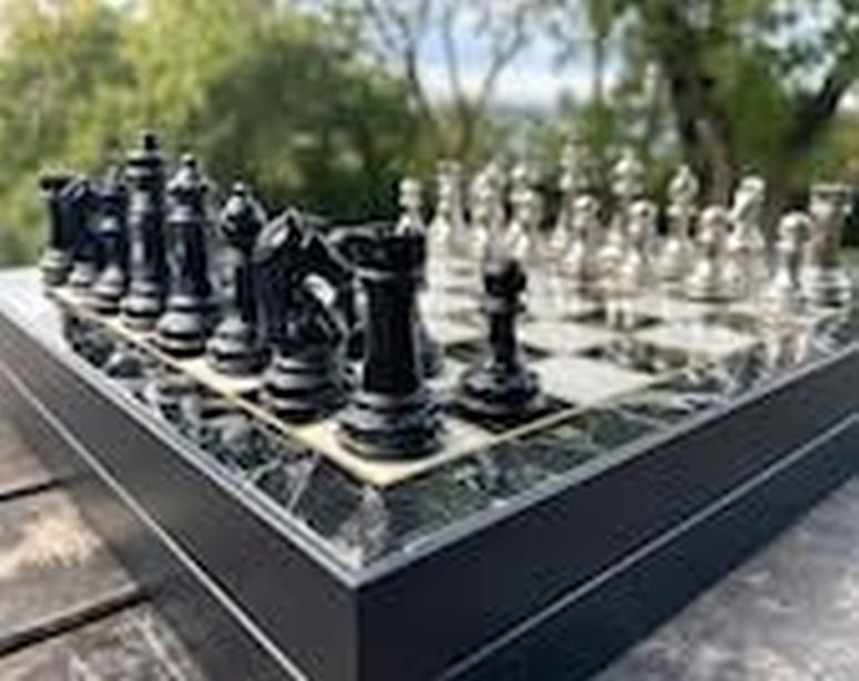 チェスセット 14,5-inch Luxury Chess Set for Adults Metal Weighted Chess Pieces Handmade Chessmen Custom Marble Wooden Chess Board with Storage, Gift Ideas for Dad, Anniversays 【並行輸入品】|MJ-MARKET