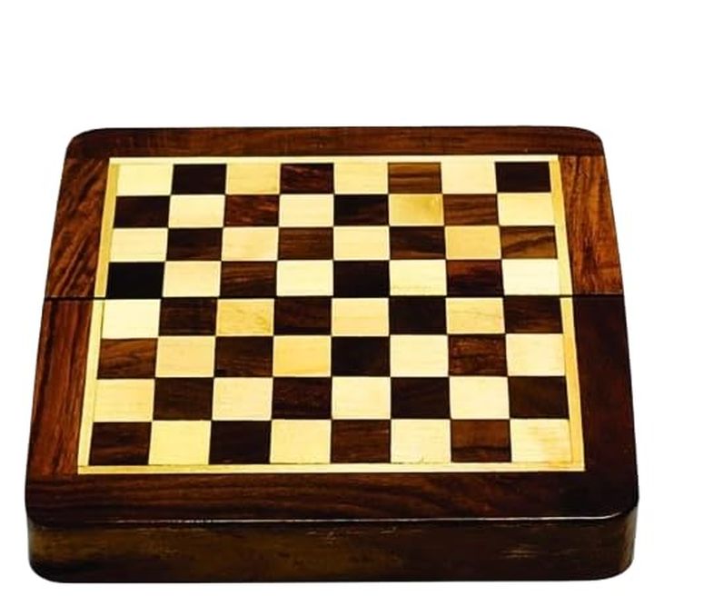 チェスセット Magnetic Wooden Chess Set Handmade Natural Wood with Extra Queens Folding Travel Game Board & Gift for Adults & Beginners 【並行輸入品】|MJ-MARKET