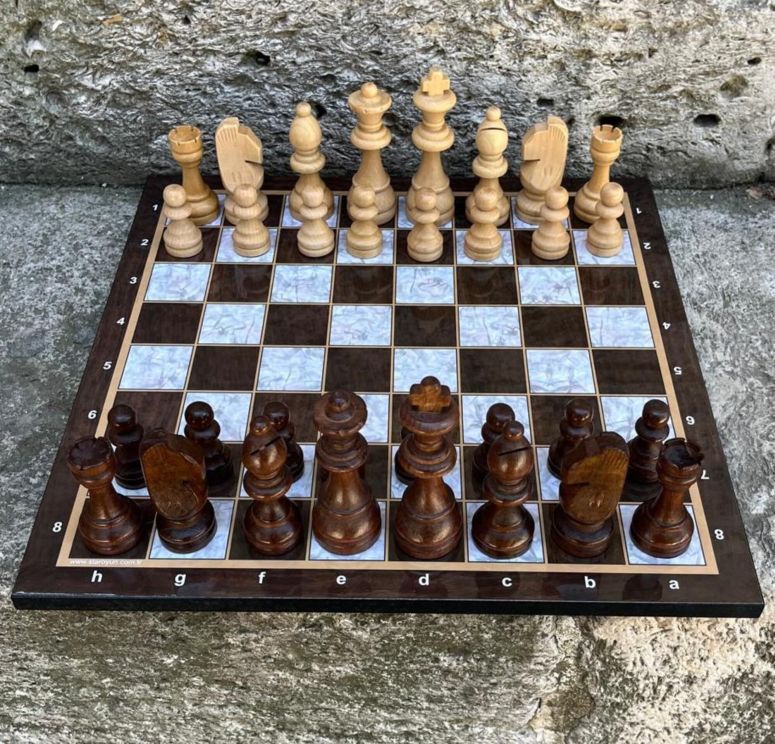 チェス仕かける Wooden Chess Set for Adults Wood Chess Board Handmade Staunton Weighted Carved Natural Wooden Chess Pieces Gift idea for Dad, Husband, and Anyone for Birthday 【並行輸入品】 チェス-おもちゃ