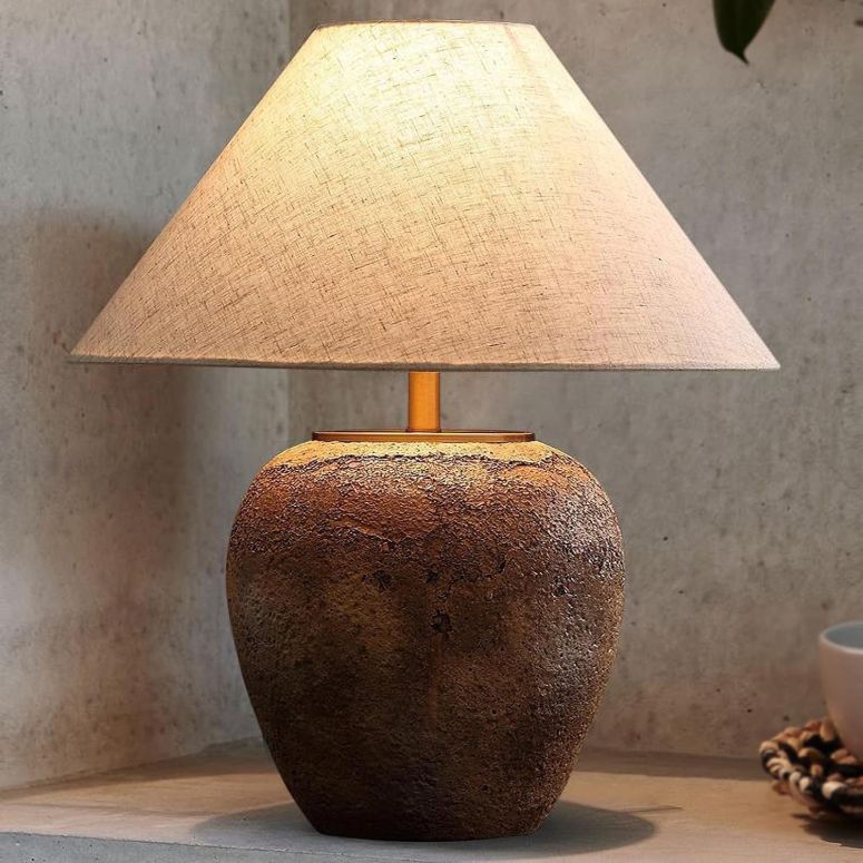 サファヴィヤ safavieh 早見表照明ランプ サファビヤ サファヴィア Rustic Farmhouse Clay Pot Table Lamps 19.6\