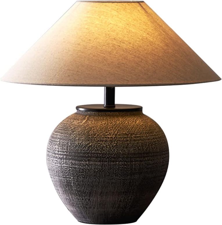 サファヴィヤ safavieh 一覧表照明ランプ サファビヤ サファヴィア SANDYHA Farmhouse Ceramic Table Lamp for Living Room,17.7’’ Bedside Night Lamps for Bedroom,3-Color Temperature E27 LED Small Desk Lamp for Study Room Office 【並行輸入品】