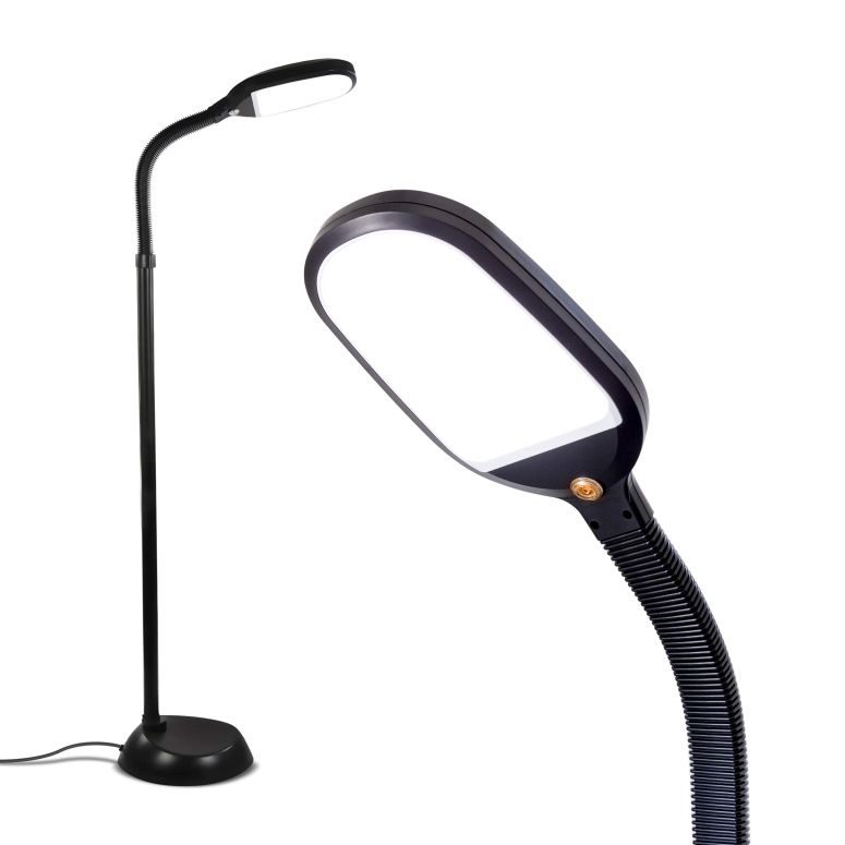 サファヴィヤ safavieh テーブルランプ サファビヤ サファヴィア Brightech Litespan - Bright LED Floor Reading Lamp for Over Chair Crafts and Reading, Esthetician Light for Lash Extensions, Gooseneck Adjustable Standing Lamp for Living 【並行輸入品】｜MJ-MARKET