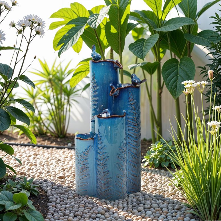 ガーデン 噴水 インテリア噴水 置き型 噴水 滝のオブジェ ウォーターフォールファウンテン Ultym 32\