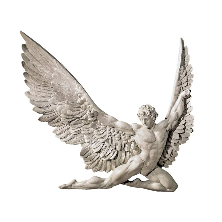飾り付け時辰儀 格好のいい Design Toscano Icarus Wall Sculpture 【並行輸入品】 掛け時計-置き時計・掛け時計-インテリア・寝具・収納