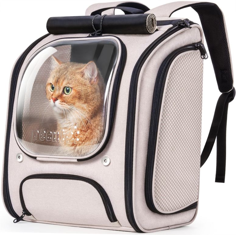 インコ 小鳥 バード トラベルキャリアー Pecute Cat Backpack Carrier, Large Space Cat Bubble Backpack, Breathable Cat Carrier, Shaded Dog Backpack Carrier, Ergonomic 3D Design for Travel, Hiking, Walk, Suitable for Shopping, Car, Vet, 【並行輸入品】｜MJ-MARKET