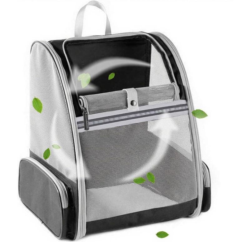 インコ 小鳥 バード トラベルキャリアー BEIKOTT Cat Carrier Backpack, Dog Backpack, Ventilate Pet Cats Puppy Dogs Birds Bunny Backpack for Travel Indoor Outdoor Use(Black) 【並行輸入品】