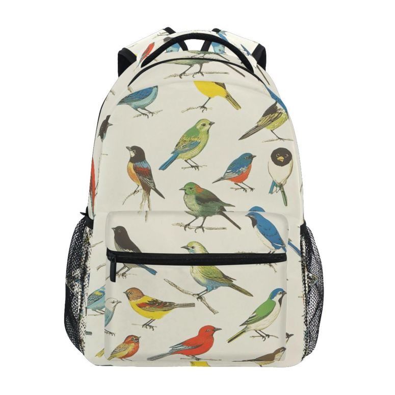 インコ 小鳥 バード トラベルキャリアー Glaphy Various Birds Backpack Laptop Tablet Travel School Bag with Name Tag for Boys Girls Teens 【並行輸入品】 15,836円