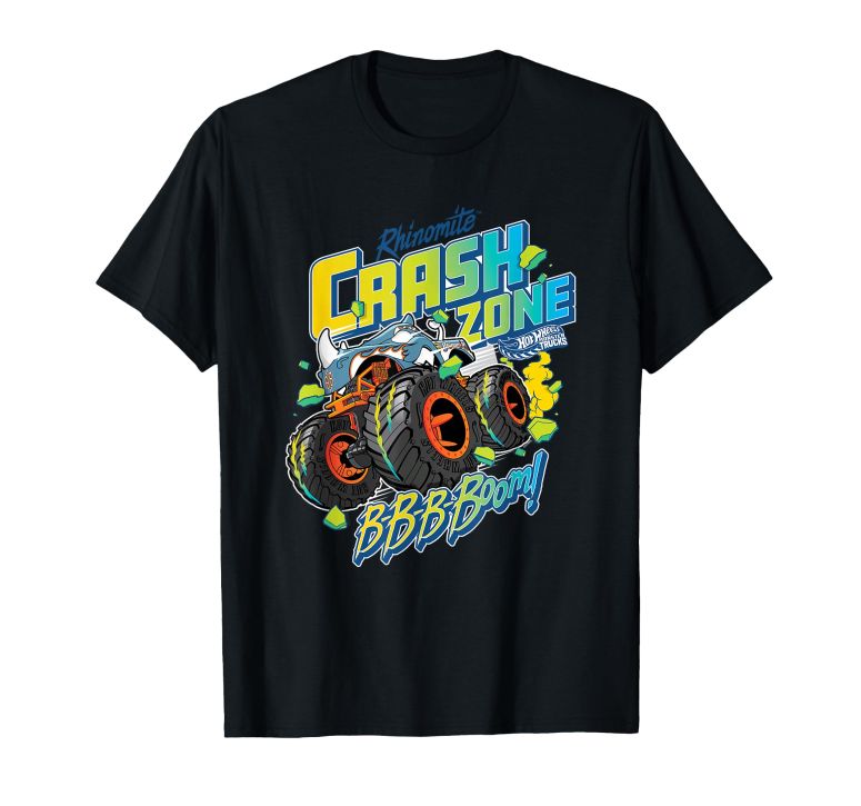 ホットウィール モンスタートラック Hot Wheels Monster Trucks - Crash Zone T-Shirt 【並行輸入品】