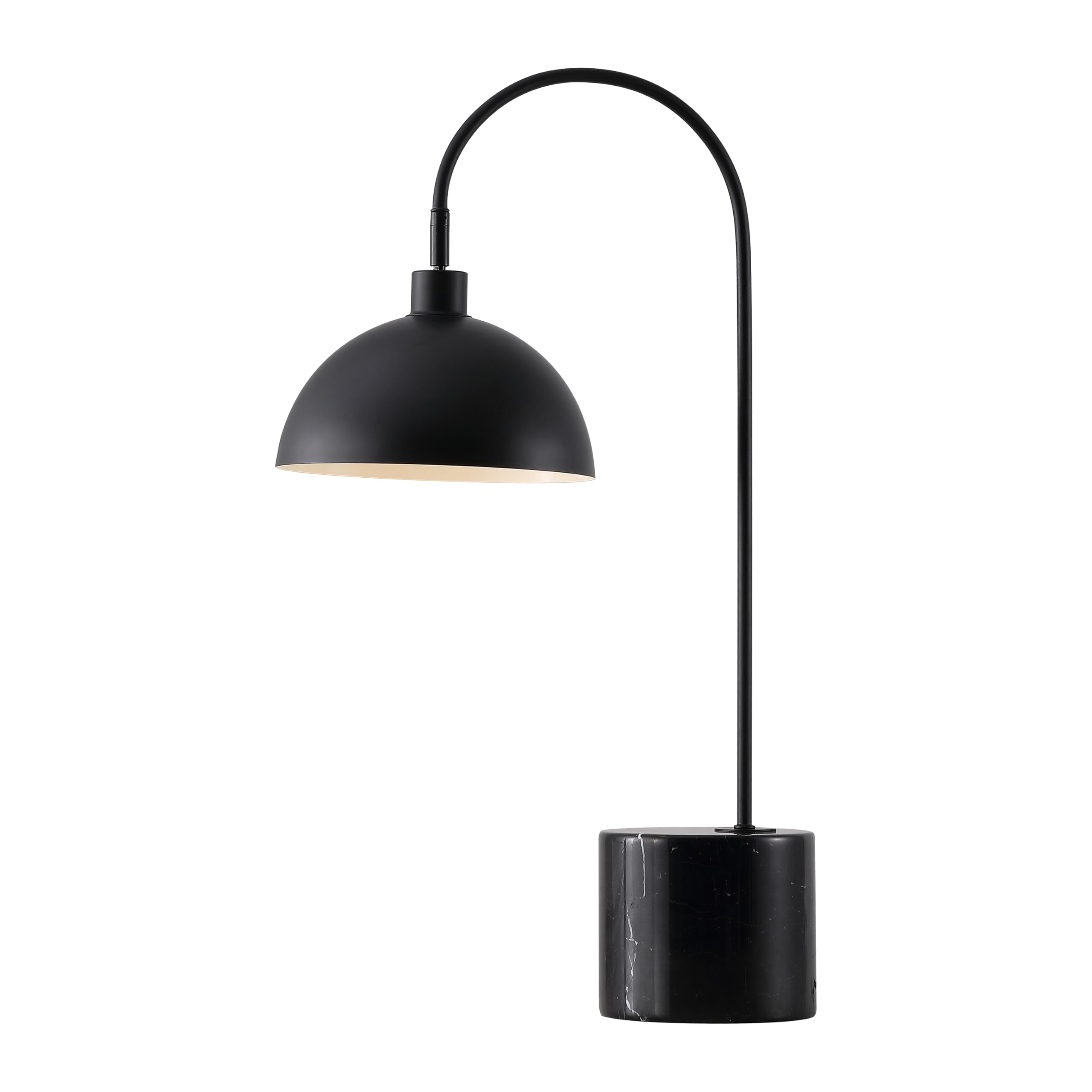 サファヴィヤ safavieh 速見表照明ランプ サファビヤ サファヴィア SAFAVIEH Couture Lighting Collection - Rosabellina Black Marble Table Lamp, Dimmable Modern Arched Metal Shade (CTL1103A) 【並行輸入品】