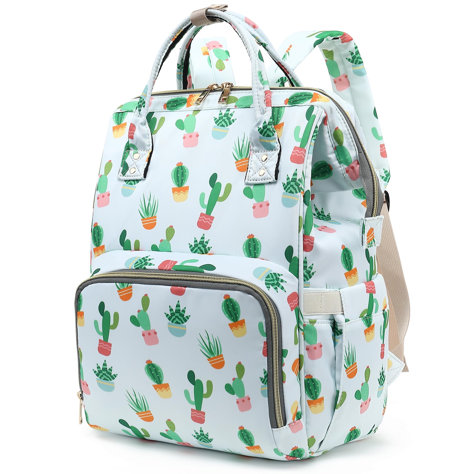 インコ 小鳥 バード トラベルキャリアー Xunteny Cactus Women Laptop Backpack, College School Backpack Bookbag 15.6 Inch Computer Backpacks for Work Business Travel 【並行輸入品】