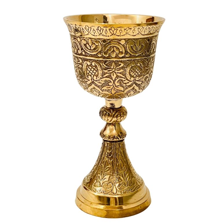 飾りもの時辰儀 今めかしい ALADEAN Vintage Chalice Goblet | 1x Royal Wine Cups of King Arthur - Renaissance Medieval Goblet Gifts, Wedding Anniversary Ceremonial Drinkware Pack of 1pc (King Chalice) 【並行輸入品】
