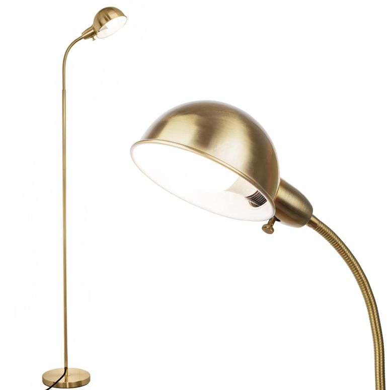 サファヴィヤ safavieh テーブルランプ サファビヤ サファヴィア LALISU Dimmable Floor Lamp with Flexible Gooseneck and Rotatable Shade, Modern Style Standing Tall Lamp, E26 Socket, LED Reading Lamp (Gold) 【並行輸入品】｜MJ-MARKET 21,840円