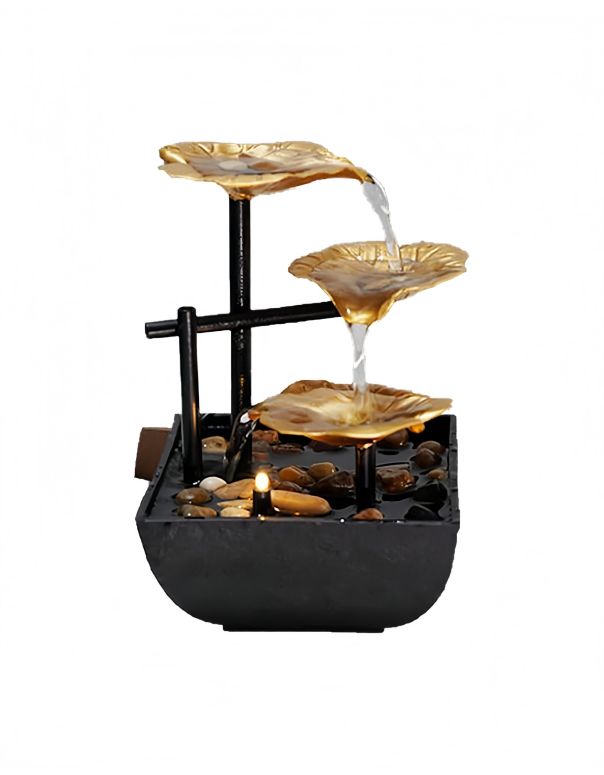 卓上 吹き上げ 滝のオブジェ テーブルトップファウンテン 室内装飾吹き上げ Tabletop Water Fountain Indoor - Water Fountain Decor for Meditation, Relaxation for Yoga, Study, Tea, Living Room, Office, Beauty Club Decor 【並行輸入品】