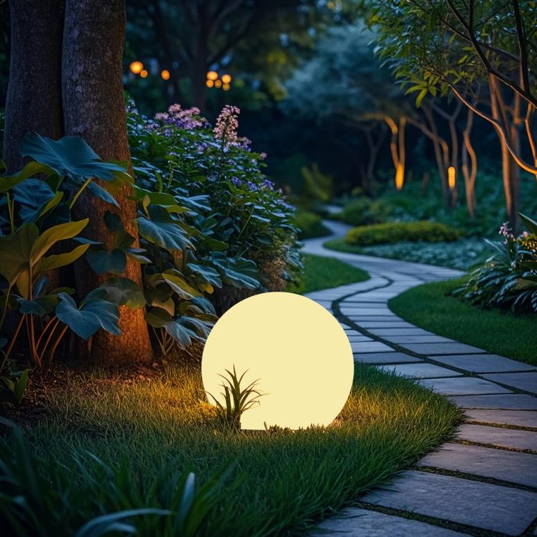 園地ともし火LEDソーラーともし火 ソーラー力強さ shumi 8-inch Solar Globe Lights Outdoor Waterproof, LED Solar Ball Light Outdoor 16 RGB Colors 4 Modes with Remote Control, Solar Shpere Lamp Orb Light for Outside Garden Yard Bar Part 【並行輸入品】