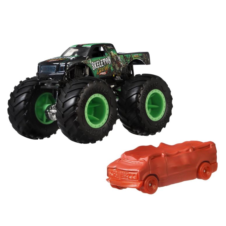 ホットウィール モンスタートラック Monster Truck 1:64 Skeleton Crew 【並行輸入品】｜MJ-MARKET