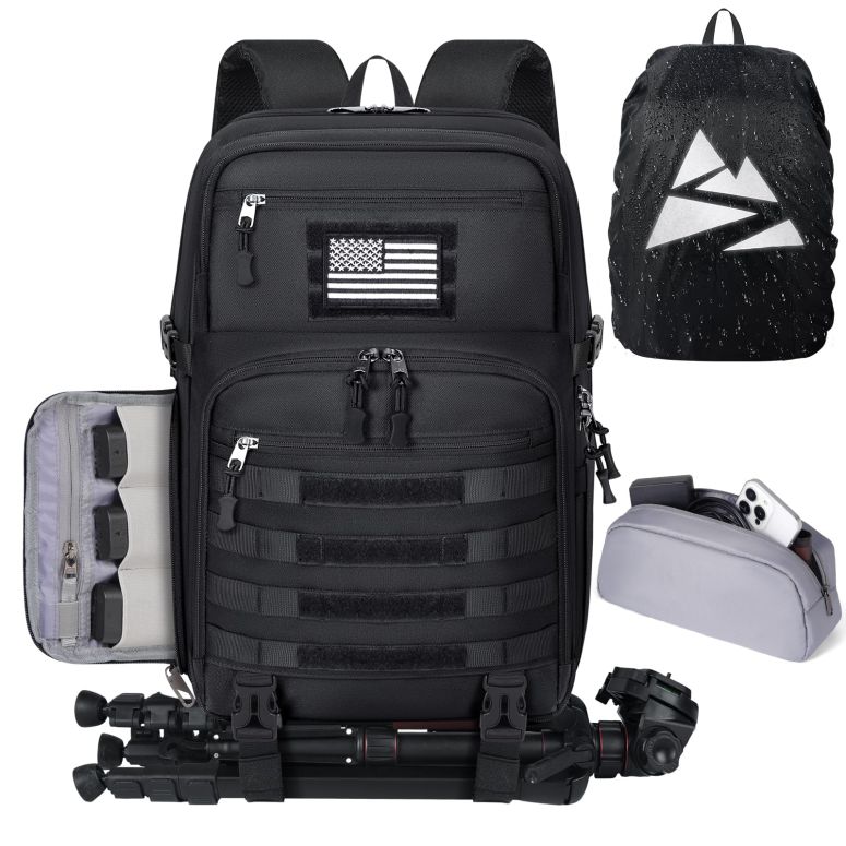 インコ 小鳥 バード トラベルキャリアー SDYSM Camera Backpack Bag Professional for DSLR/SLR Mirrorless Camera Waterproof 15.6 inch Tactical Camera Bags for Photographers with Rain Cover, Tripod Holder, Small Bag Photography Backpack 【並行輸入品】｜MJ-MARKET
