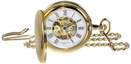 チャールズヒューバート Charles-Hubert, Paris 懐中時計 ポケット ウォッチ ホワイト 3576-G 【並行輸入品】｜MJ-MARKET