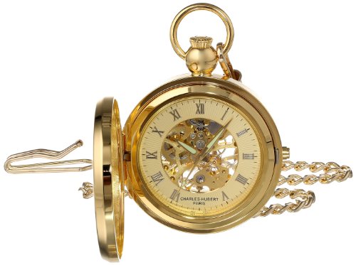 チャールズヒューバート Charles-Hubert, Paris 懐中時計 ポケット ウォッチ ゴールド 3848 【並行輸入品】