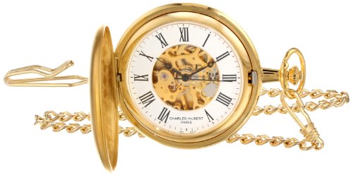 チャールズヒューバート Charles-Hubert, Paris 懐中時計 ポケット ウォッチ ホワイト 3789-G 【並行輸入品】 27,040円