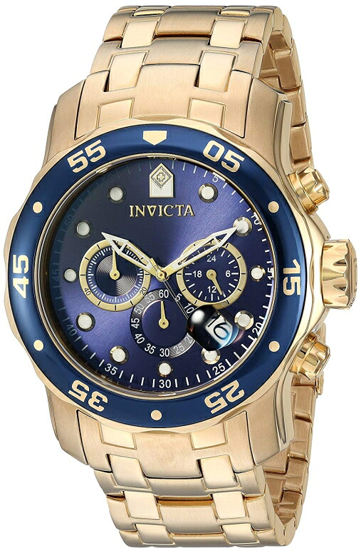 インビクタ Invicta インヴィクタ 男性用 腕時計 メンズ ウォッチ プロダイバーコレクション Pro Diver Collection クロノグラフ ブルー 0073 【並行輸入品】｜MJ-MARKET 23,430円
