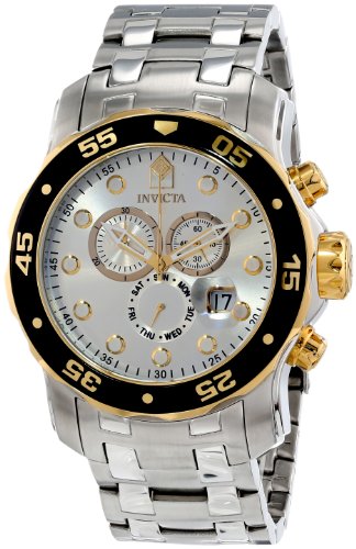 インビクタ Invicta インヴィクタ 男性用 腕時計 メンズ ウォッチ プロダイバーコレクション Pro Diver Collection クロノグラフ シルバー 80040 【並行輸入品】｜MJ-MARKET