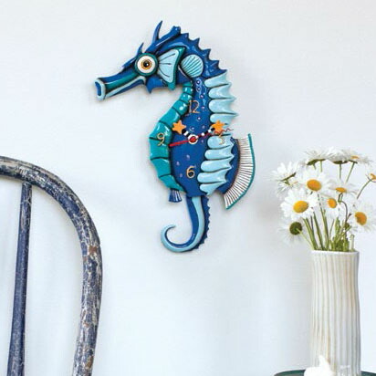 即納 タツノオトシゴとヒトデの振り子時計 アレン デザイン 振り子時計 Allen Designs Salty Seahorse Clock タツノオトシゴ 魚 ヒトデ 掛け時計 P1468 ミシェルアレン ミシェル アレン アレン デザイン Allen Designs 時計 Sokunou 並行輸入品 Prescriptionpillsonline Is