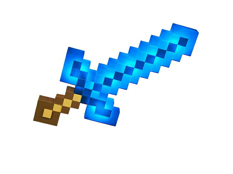 楽天市場 即納 マインクラフト ライトアップソード 剣 マテル社 おもちゃ マイクラ Minecraft Light Up Adventure Sword Sokunou 並行輸入品 Mj Market