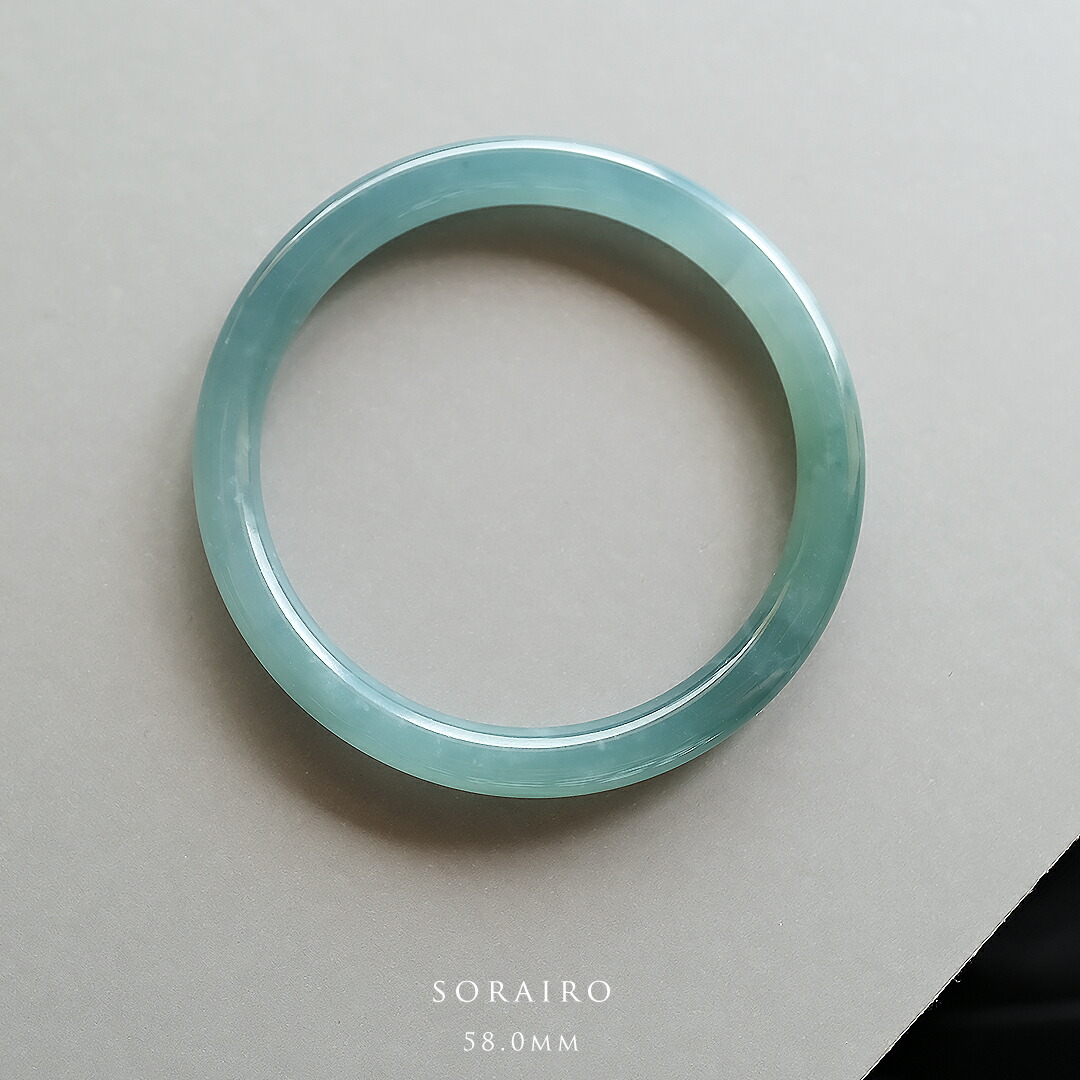 楽天市場】翡翠 (ひすい) バングル『OCEAN』(円形/内径62.6mm