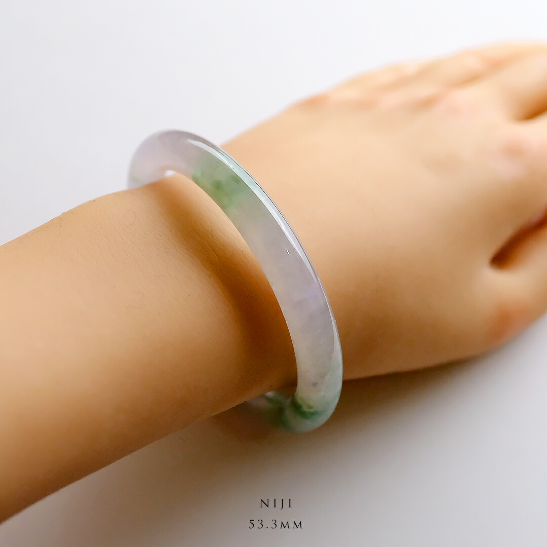 楽天市場】翡翠 バングル ジェイダイト ひすいバングル ヒスイバングル