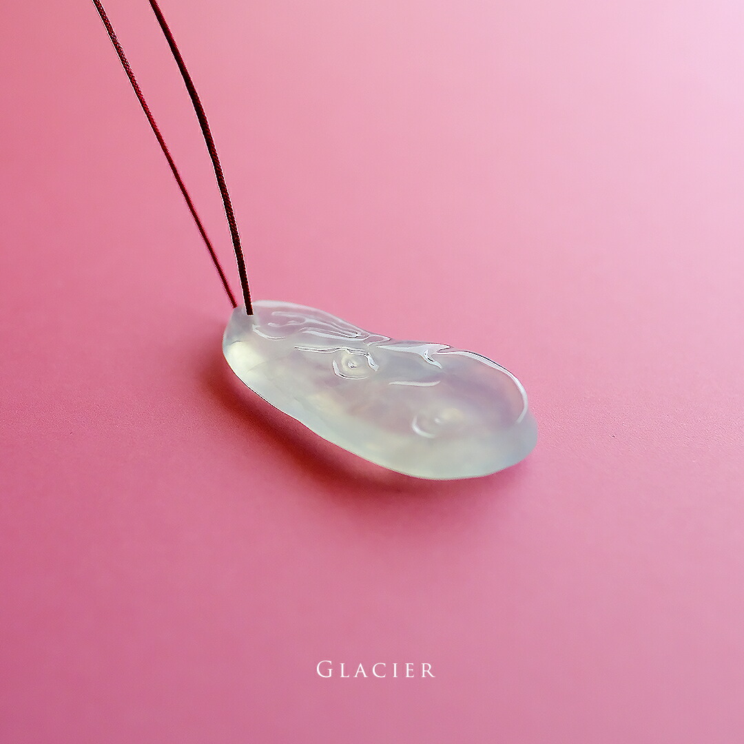 楽天市場】氷翡翠 ペンダントトップ ミャンマー産 オーバル ステンレス