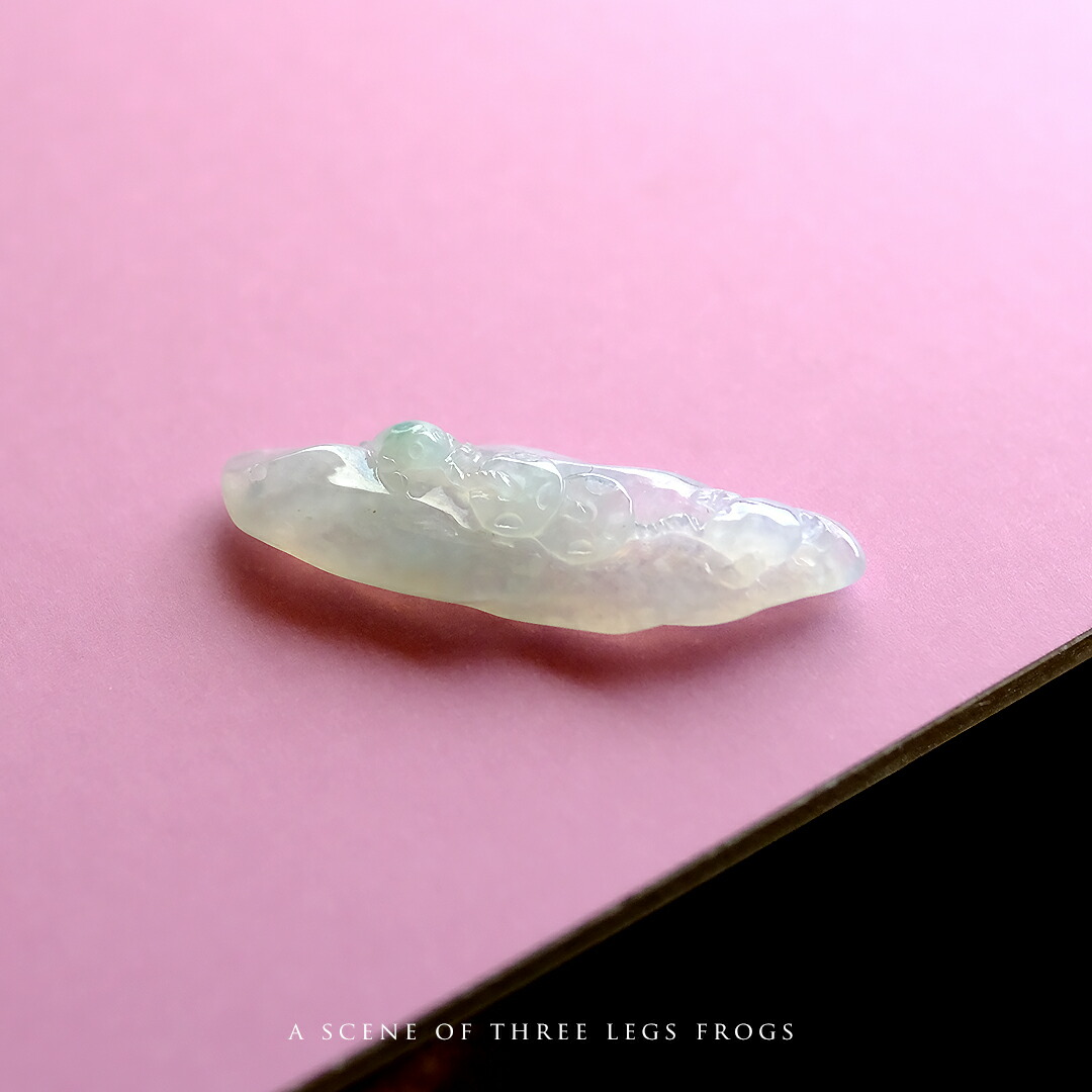楽天市場】ミャンマー翡翠 カエル ルース 天然石 7月誕生石 IKH02