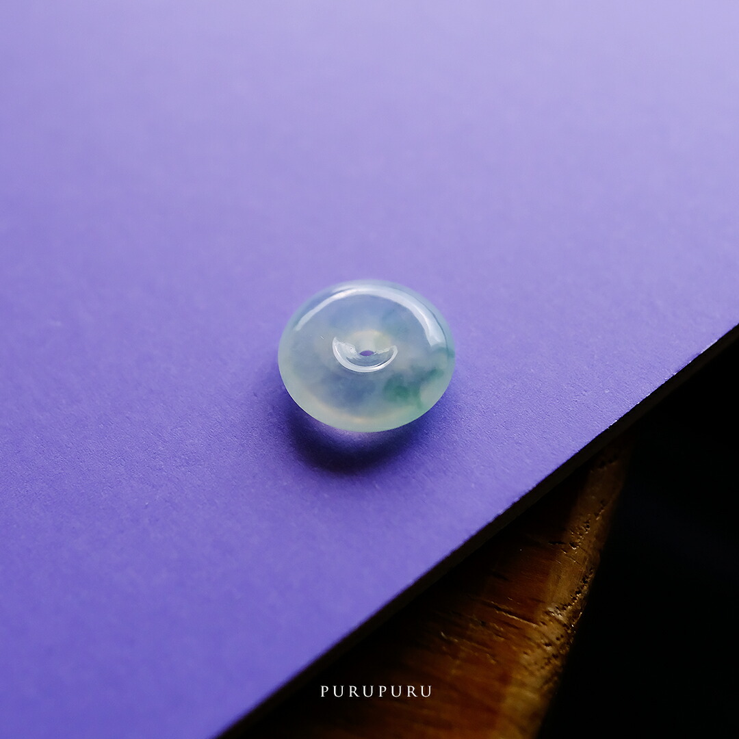 楽天市場】翡翠 (ヒスイ)玉壁ペンダントトップ『氷翠璧』ラベンダー