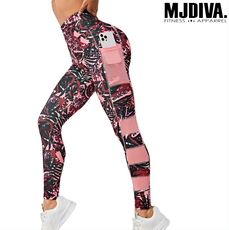 BEAMS DESIGN ヒョウ柄 スポーツブラ＆レギンスセット　　M BEAMS DESIGN ヒョウ柄 スポーツブラ＆レギンスセット M スポブラとは