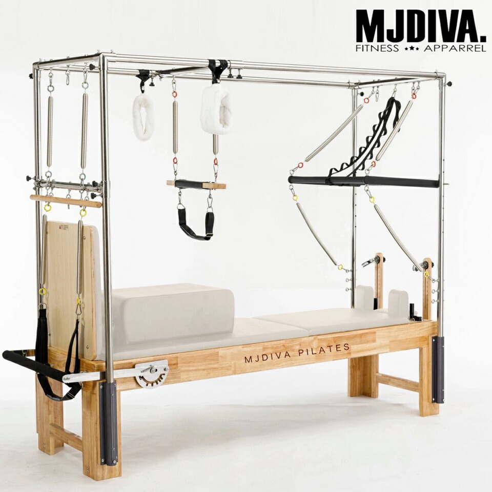 MJDIVA ピラティスマシン キャフォーマー ピラティス 形づくる 身のこなし持ちなおす 運動すること 身寄り用 お役目用 リフォーマー 折りたたみ キャデラック バレル チェアー 総やか誂える能力のある【※貨物輸送別途】【送りとどける要論じ合う、引き取り可、全国送りとどける可】瑜伽 個人的体育館 食事制限 制作室