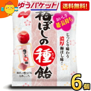 楽天市場】ノーベル 梅ぼしの種飴 30g×6入 (梅干し飴 飴 塩分補給 熱中
