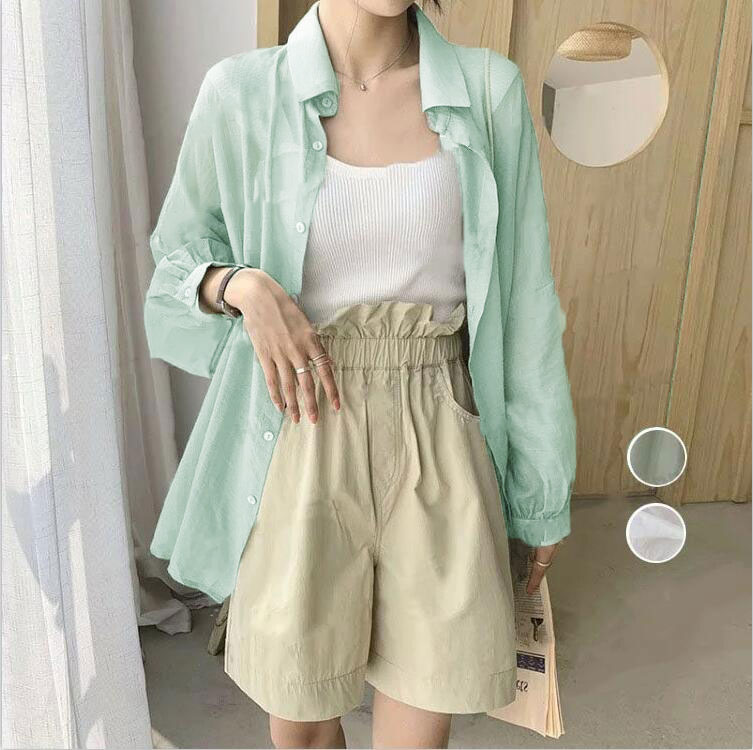 Uvカット シャツ レディース 春夏 薄手 Uvカット シャツ 長袖ガウン シフォンカーディガン シースルー 冷房対策 ビーチウェア 透ける フェミニン Epheseweb Com