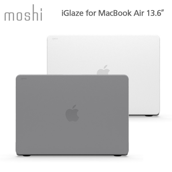 moshi iGlaze (for MacBook Air 13.6in用) モシ アイグレイズ 澄み切った 外殻押しかぶせる か細いプロテクター M2 M3 M4相応う 父の日