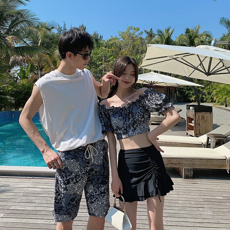 Blackbough ビキニ カップル お揃い 水着 セット Blackbough ビキニ カップル お揃い 水着 セット Blackbough