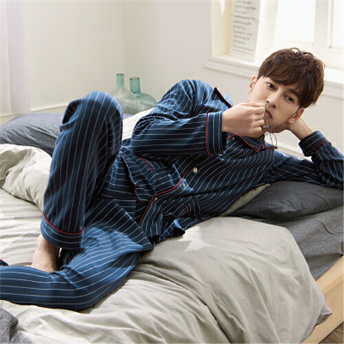 パジャマ メンズ 冬 綿 100 長袖 セットアップ 春 秋 冬用 ルームウェア 上下セット ルームウエア 大人 紳士 おしゃれ 大きいサイズ かっこいい 無地 送料無料 ブランド メンズファッション プレゼント 前開き M L Xl 2xl 3xl 21福袋