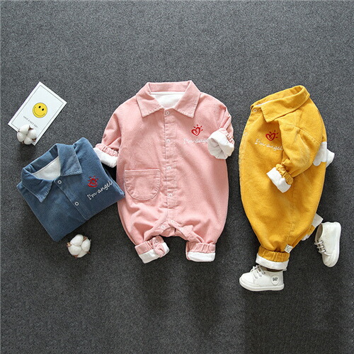 ベビー ジャンプスーツ ベビー服 ロンパース 冬 長袖 カバーオール 出産祝い 誕生日 内祝い 赤ちゃん 服 新生児 男の子 女の子 90 おしゃれ 秋冬 80 73 ベビーウェア ピンク ブルー 暖かい 0 12ヶ月 66 黄色 中綿あり かわいい