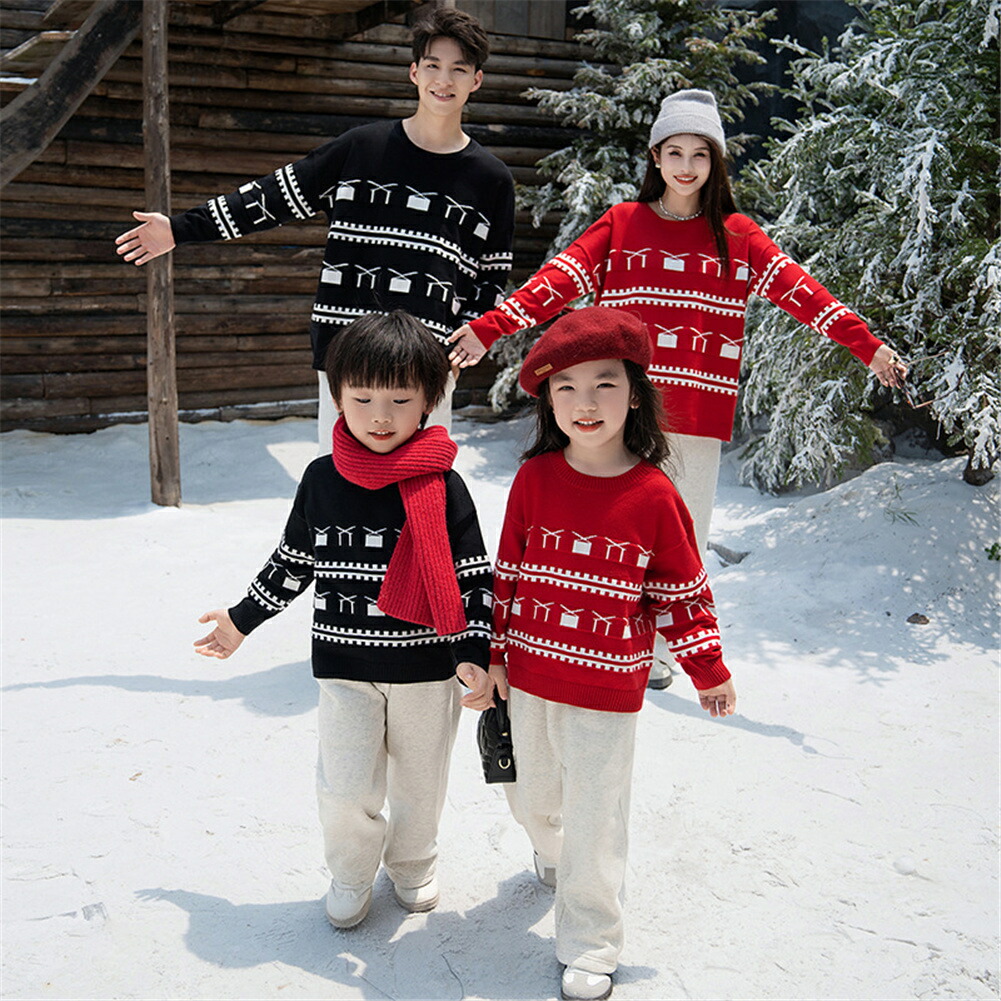 楽天市場】親子 ペアルック 赤ちゃん セーター ボタニカル シンプル