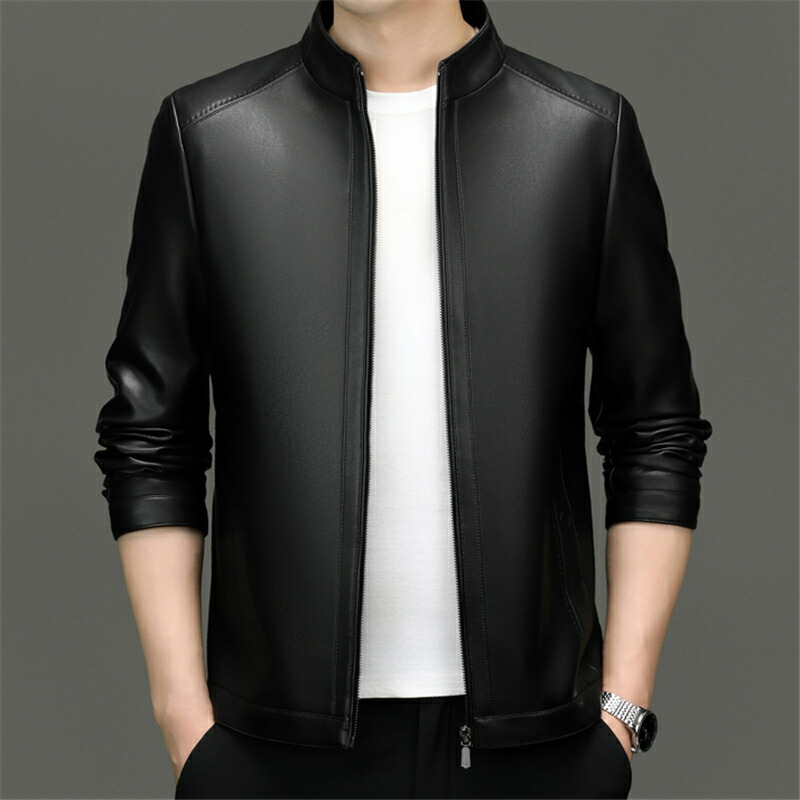 美品McGREGOR ライダースジャケット　革ジャン　レザージャケット　ブラック 2025年最新】McGREGOR メンズ レザージャケット・ライダースの人気