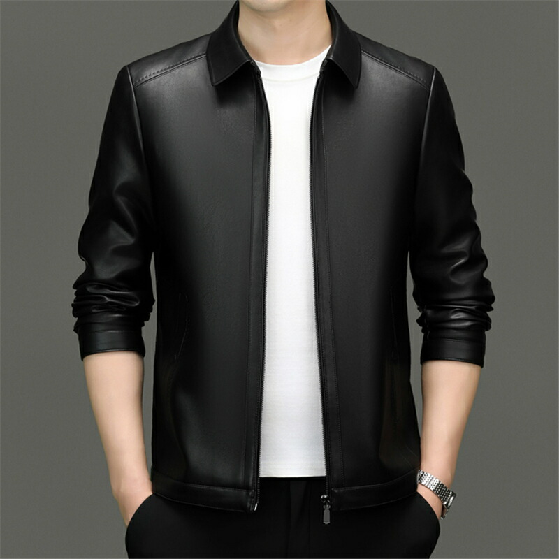 楽天市場】レザージャケット メンズ 本革 ジャケット 秋冬 厚手 革