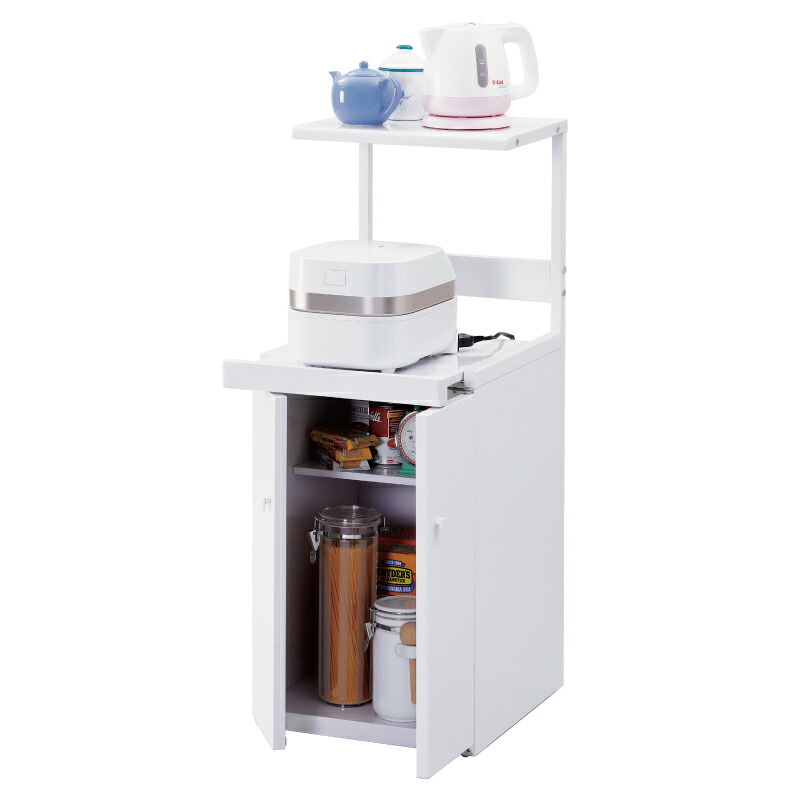 Amazon｜エムケー レンジ台 『キャビー』 日本製 CB-339W｜食器