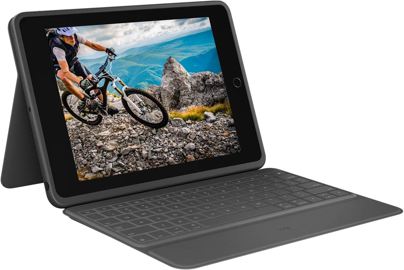 Logicool - Pad 第７・8・9世代 キーボード一体型ケース Rugged Combo3 Amazon.com: Logitech Rugged Combo 3 iPad Keyboard Case with