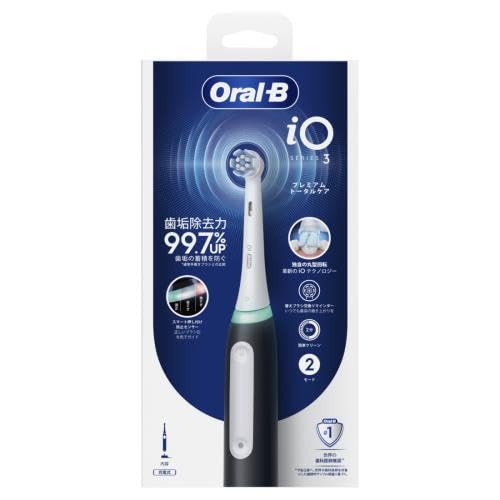 楽天市場】ブラウン 電動歯ブラシ オーラルB iO3 ブラック 充電式 電動