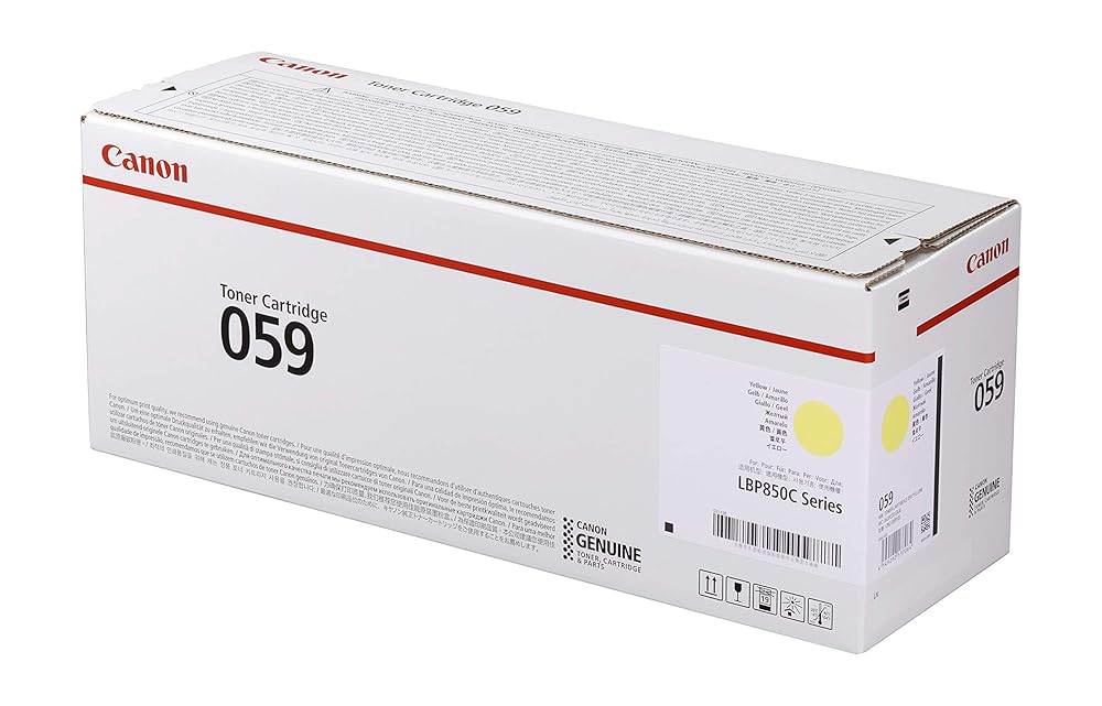 Canon トナーカートリッジ059 黄色 CRG-059YEL